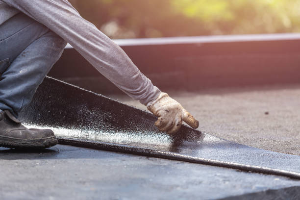 Professional Exterior Waterproofing technician working in Columbus, OH